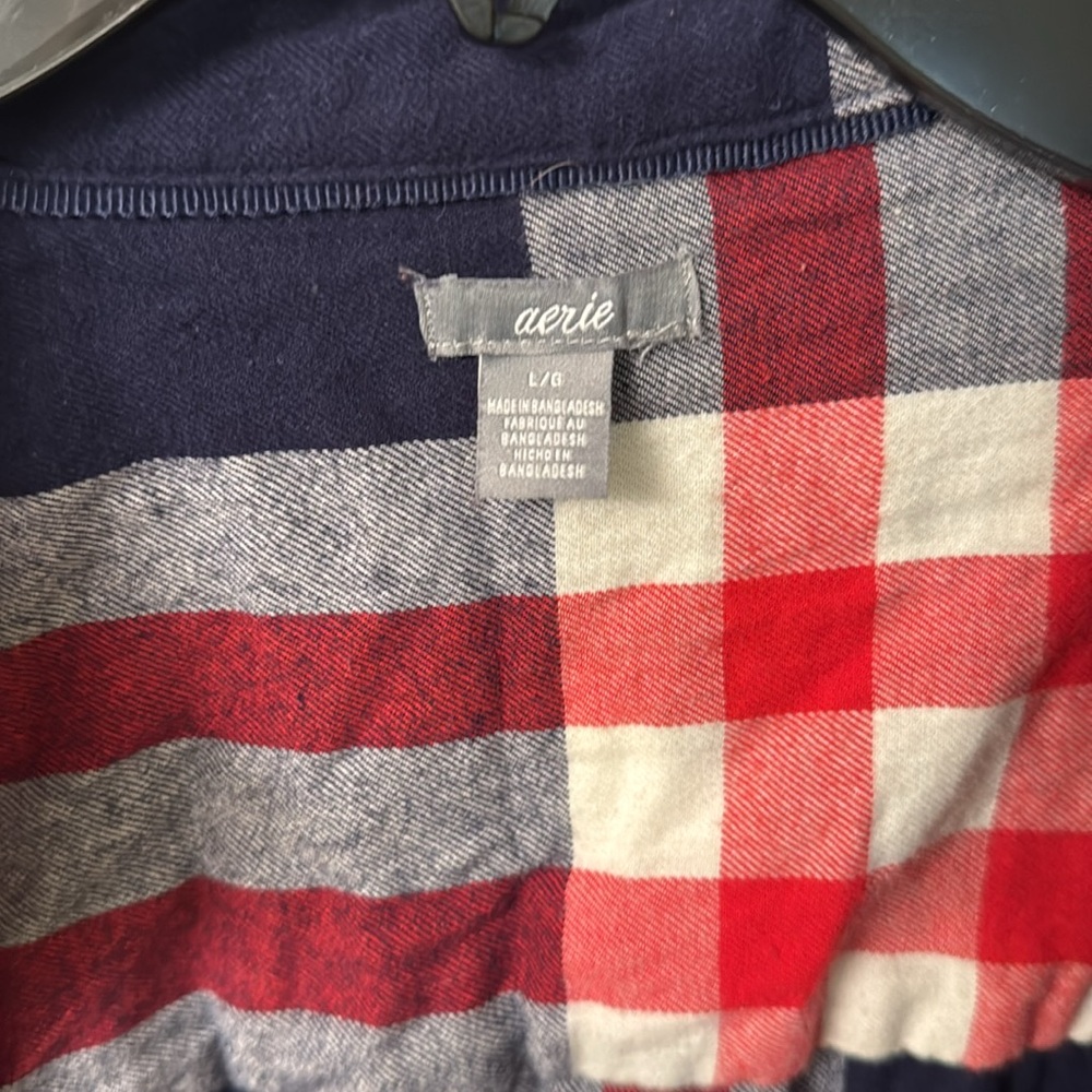 Aerie like new plaid romper - Picture 4 of 7
